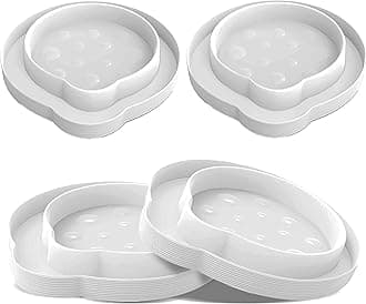 Bed Bug Interceptors Pack of 4 – Bed Bug Trap for Bed & Furniture Legs, Passive Bed Bug Monitor, Reusable Non-Chemical Insect Trap for Bed Bugs (White)