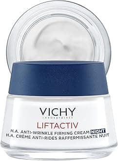 LiftActiv Supreme Night Cream, Anti Aging Face Cream with Vitamin C and Rhamnose to Firm and Brighten, Suitable for Sensitive Skin
