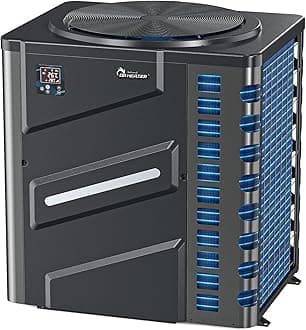 DR. Infrared Heater DR-1400HP Full DC Inverter 140,000 BTU Heat Pump In-Ground and Above-Ground Swimming Pools, WiFi Smart Control via APP, Black