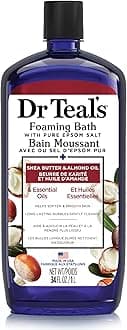 Foaming Bath with Pure Epsom Salt Shea Butter & Almond Oil with Essential Oils 1L