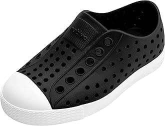 Native Shoes Jefferson Slip-On Sneakers - Size 6.5 UK Child, Jiffy Black/Shell White
