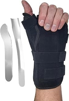 Thumb Spica Splint & Wrist Brace | Both a Wrist Splint & Trigger Thumb Brace to Support Sprains, Tendinosis, De Quervain's Tenosynovitis, Fractures | Arthritis & Carpal Tunnel Pain (Left Hand L)