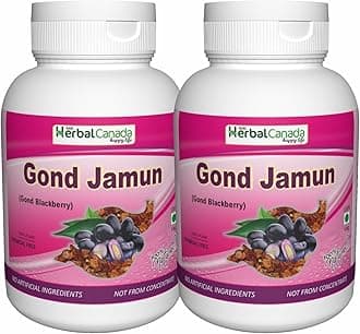 - Harc Herbal Canada 100% Natural Jamun Gond | Blackberry | Supports Sugar Control | Healthy Liver function | Act As Blood Purifier (60g (Pack of 2))