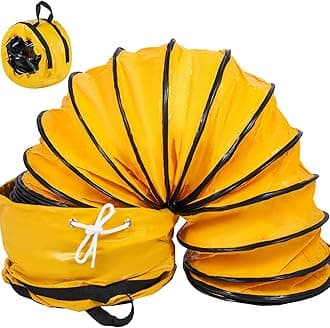 VEVOR 25ft Ducting Hose PVC Flexible Duct Hosing for 12inch Utility Blower, w/Bag