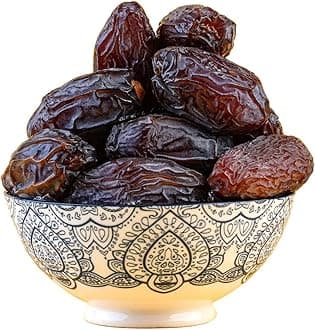 AJFAN | Medjool Jordan Premium Dates Khajoor | Super Jumbo Size | 100% Natural Dates Khajur | No Additives | Sugar Free | Fresh Dates | 200 Gm