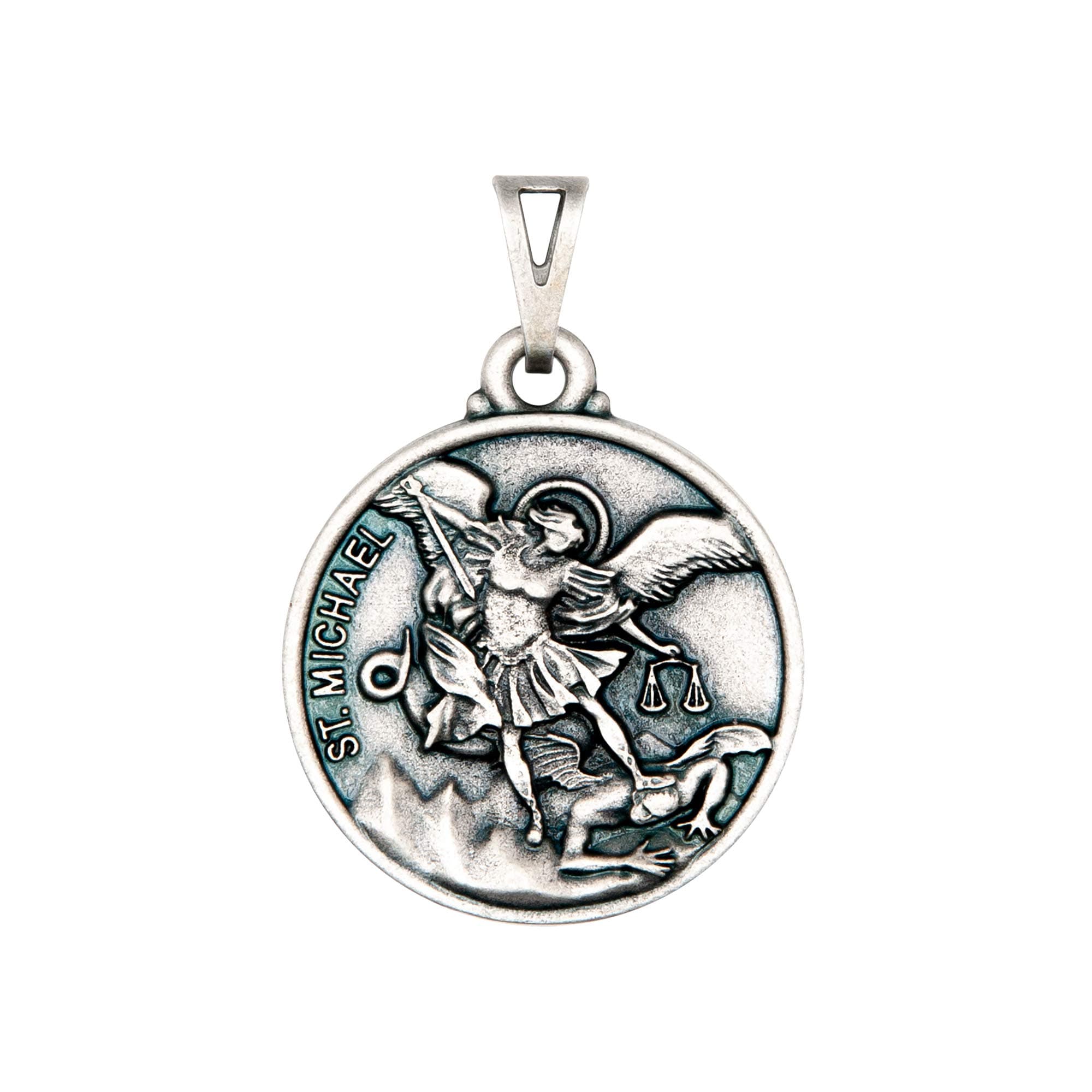IntercessionTM Saint Michael Medal silver