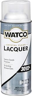 63081 WATCO Clear Wood Lacquer Spray Paint, Gloss Finish, (312 Grams / Can)