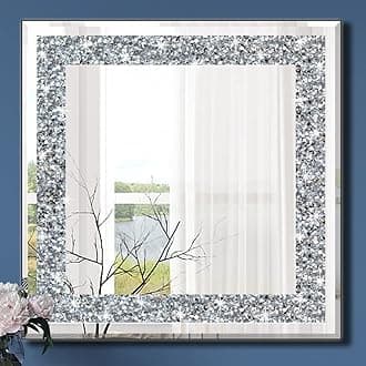 qmdecorRectangle Diamond Mirrors