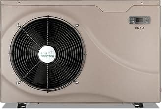 Pool Heater for Above Ground and Inground Pools - Max 22,462 BTU Electric Swimming Pool Heat Pumps, Fits 11/15/16ft Pools and spas, 120V/60Hz Plug-in Pool Warmer