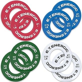 Fractional Weight Plates Set, Odorless Micro Weight Plates for Olympic Barbells for Change Plates Strength Training