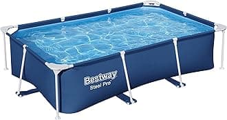 Bestway Steel Pro 2.6m x 1.7m x 61cm Rectangular Above Ground Pool