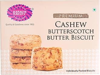 Karachi Bakery Cashew Butterscotch butter Biscuits, 300 g