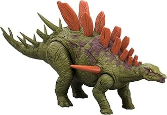 Mattel Jurassic World (Jurassic World) Action Figure Roaring! Kentrosaurus Kids Figure Dinosaur Toy Moves Large Total Length: Approx. 11.7 inches (29.6 cm) Ages 4 and Up Green JCL65