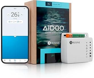 AIRZONE | Aidoo Pro Air Conditioner Control | Compatible with Mitsubishi | Integration in New and Old Systems | Inverter/VRF | Home Automation | Wi-Fi |AZAI6WSPMEL