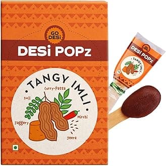 Popz Imli Pop, Tamarind & Jaggery Candy, 40 Pieces, Tangy Imli, Imli Candy, 320 g