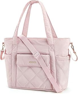 mommore Diaper Bag Tote Small Baby Bag with Insulated Pockets, Lightweight Mommy Tote with Stroller Straps, Nurse Gym Travel