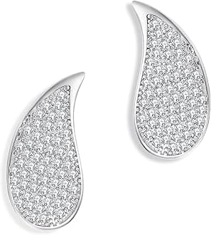 Geometric Rectangle Gold Stud Earrings Irregular Hammered Chunky Statement Square Earrings for Women Trendy