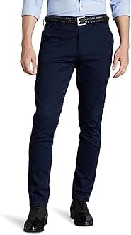 PAG SP 1 A_Casual Pants, Men, Slim Fit Flexi Waist Casual Pants