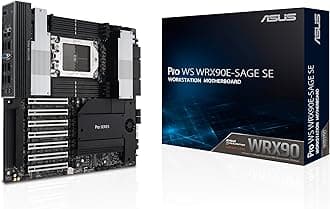 Pro WS WRX90E-SAGE SE EEB Workstation Motherboard, AMD Ryzen™ Threadripper™ PRO 7000 WX-Series, ECC R-DIMM DDR5, 32 Power-Stage,7xPCIe 5.0x16, PCIe 5.0 M.2, 10Gb & 2.5Gb LAN, Multi-GPU Support