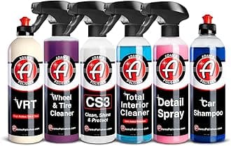 Adam's Essential Car Wash Kit (6-Item) - USA Made Auto Detailing Car Care Cleaning Kit for Car & Truck Lovers, Dads, Moms and DIYers - Our Products