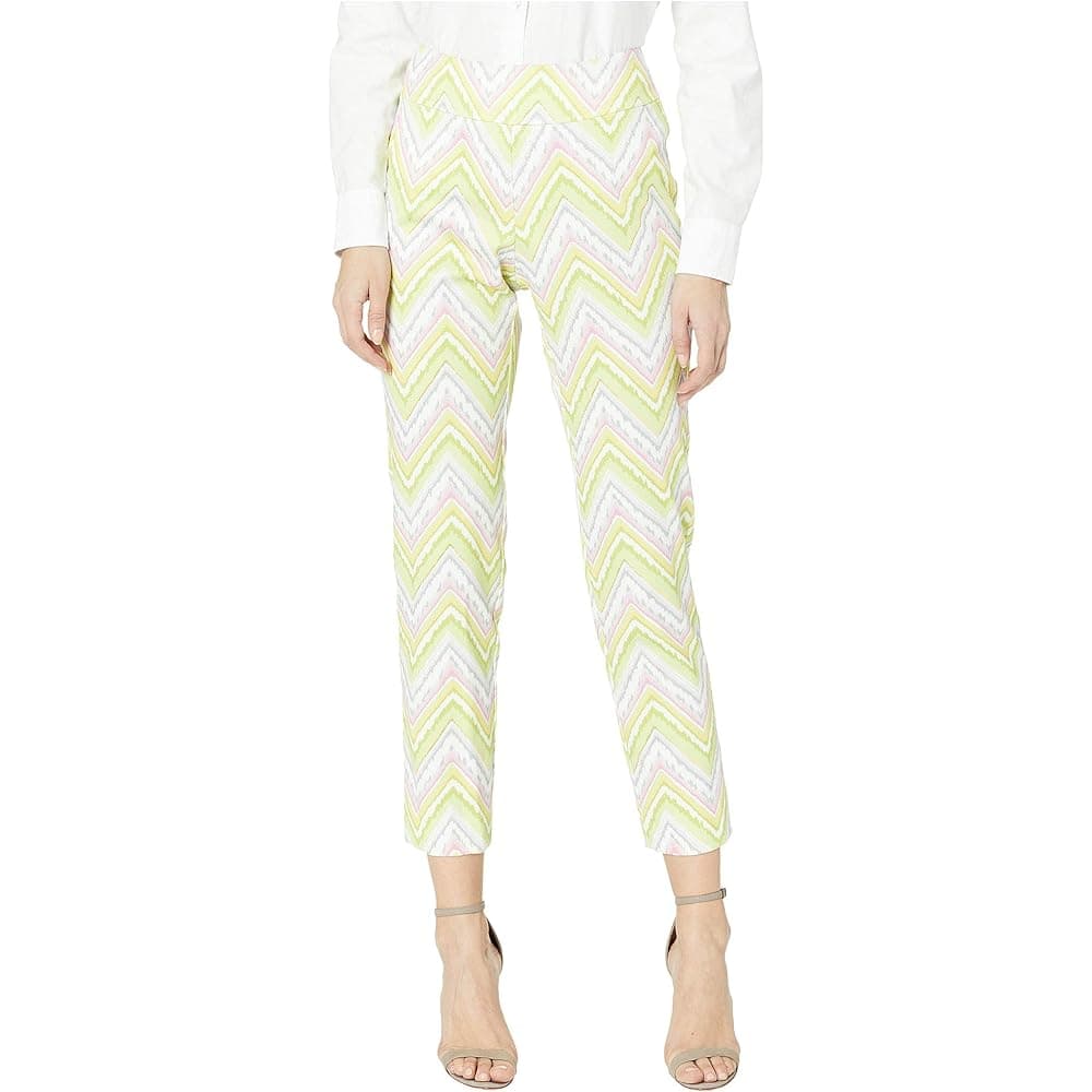 Pull-On Pique Ankle Pants