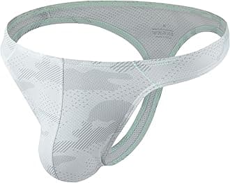 Summer Code Men's Thong G-String Underwear Micro Mesh Bulge Pouch Thong Panties Soft Stretch Bikini T-Back Underwear