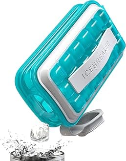 ICEBREAKER POP 2024: Make and Serve Ice Without Ever Touching The Ice | The Sanitary Silicone Ice Cube Tray for Freezer | Patented Ice Trays for Freezer | This Ice Cube Maker Makes 18 Cubes