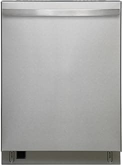 24" Built-In Dishwasher - Quiet Tub with TurboDry, Leak, & SmartWash Soil Detection - 15 Place Settings - 49 DBA - ENERGY STAR Certified - Fingerprint Resistant Stainless Steel