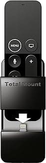 TotalMount Apple TV Remote Holder (Safeguards and Charges Apple TV Remote Controls)