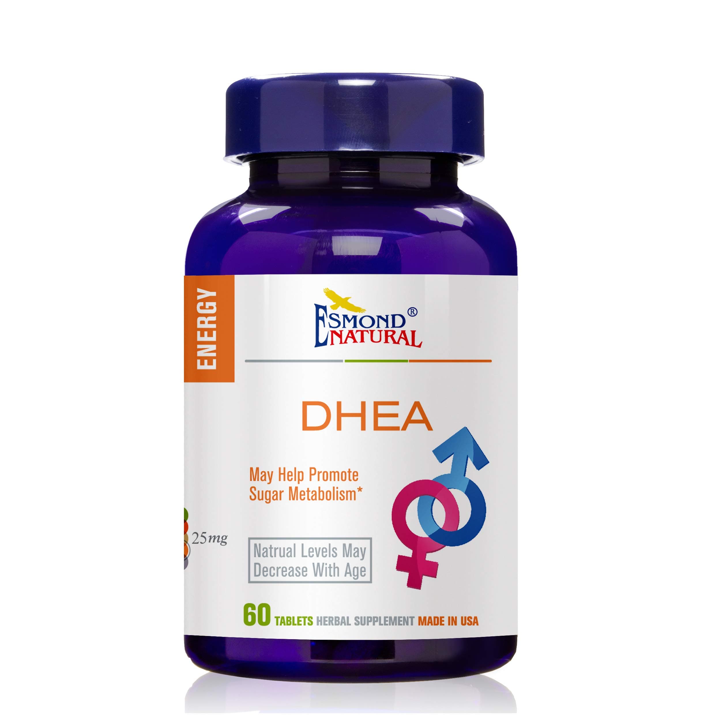 DHEA, 25mg, 60 Tablets