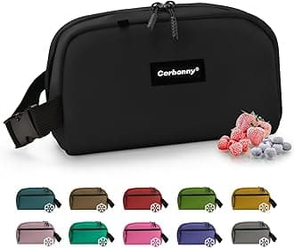 Cerbonny Small Cooler Bag Freezable Lunch for Work School Travel,Leak-proof Bag,Small Insulated For Kids/Adults,Freezer Bags,Freezable Snack Bag,Mini Fit Yogurt Black