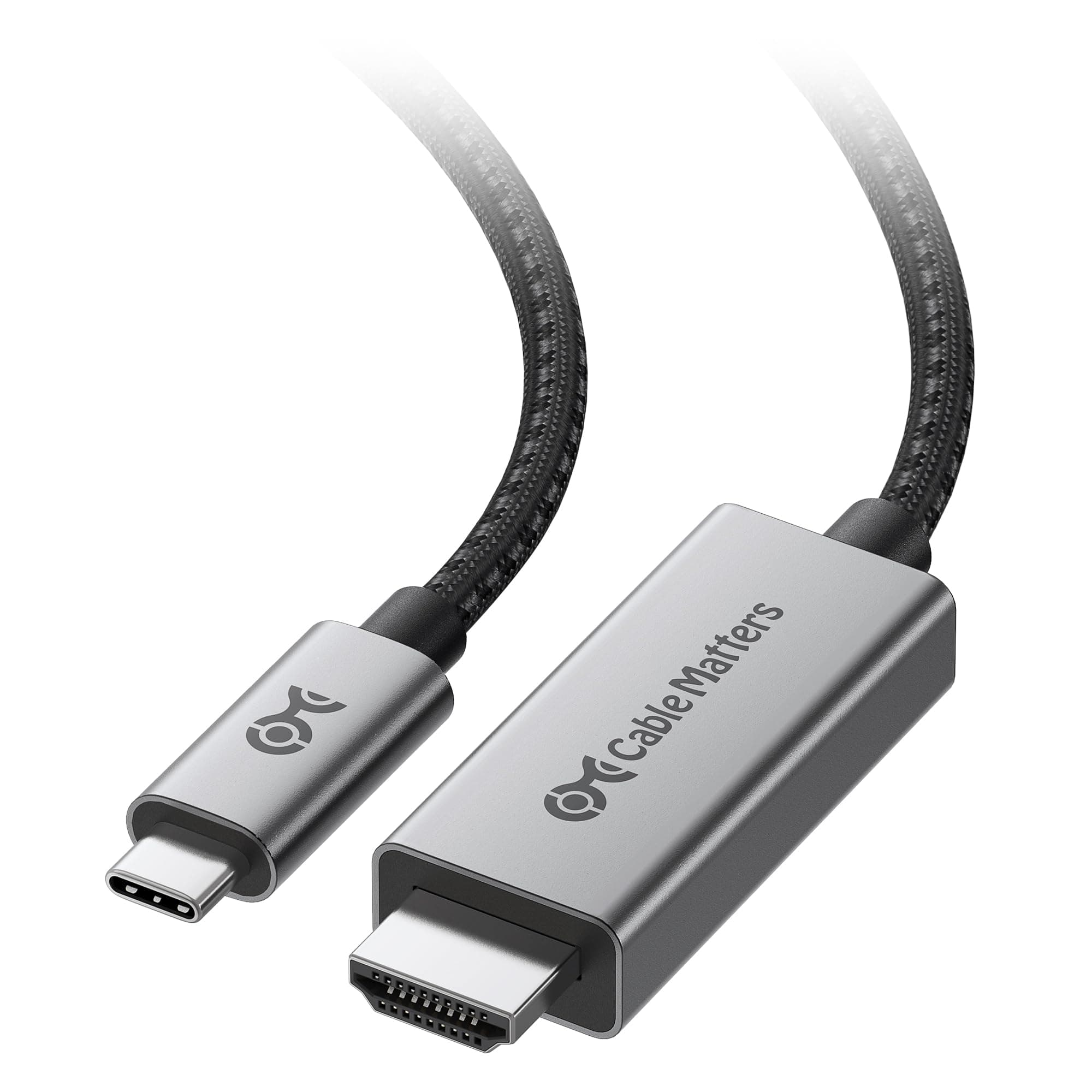 48Gbps 8K USB C to HDMI 2.1 Cable 6 ft, Support 4K 240Hz and 8K 60Hz HDR - Thunderbolt 3, Thunderbolt 4, USB4 Compatible with iPhone 15 - Max Resolution on Any MacBook is 4K 60Hz