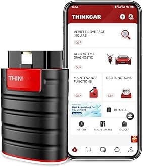 - Thinkdiag OBD2 Scanner Bluetooth, All System Bidirectional scan Tool OE Level Diagnostic Tools with ECU Coding,15+ Service Functions All Software 1 Year Free fits for iPhone & Android