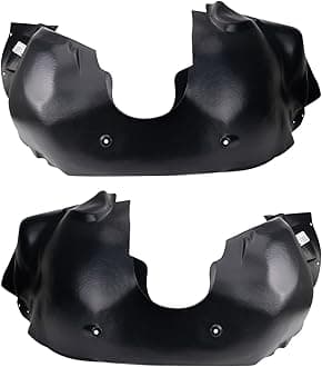 TRQ Front Inner Fender Liner Set Compatible with 2014-2015 Chevrolet Camaro GM1248251 GM1249251
