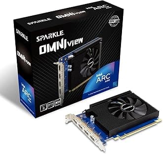 Sparkle Intel Arc A310 Omni View, 4GB GDDR6, 4X HDMI, 50W TBP, Single Fan, Single Slot, SA310F-4G