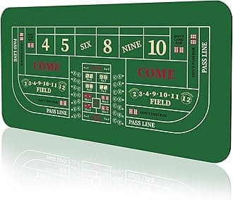 70 x 35 Inch Craps Mat