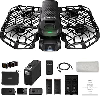 X1 PRO 4K Drone with Camera, Foldable Action Flying Camera with 42 KM/H Follow Speed, 15+ Fully Automatic Flight Modes, Fly Anywhere with OmniTerrain, SmoothCapture 2.0(Skiing Combo)