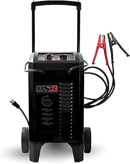 Schumacher Electric DSR140 200/50/25/10 Amp 12/24V Manual Wheel Charger