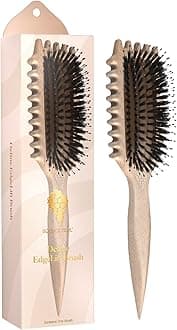 Bounce Curl Define EdgeLift Brush, 5-in-1 Tool for Effortlessly Defined Curls, Waves & Coils, Reduces Frizz - Tan