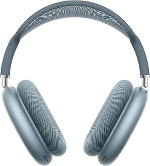 – AirPods Max Wireless Over-Ear Headphones, Pro-Level Active Noise Cancellation, Transparency Mode, Personalised Spatial Audio, USB-C Charging, Bluetooth Headphones for iPhone, Blue ​​​​​​​