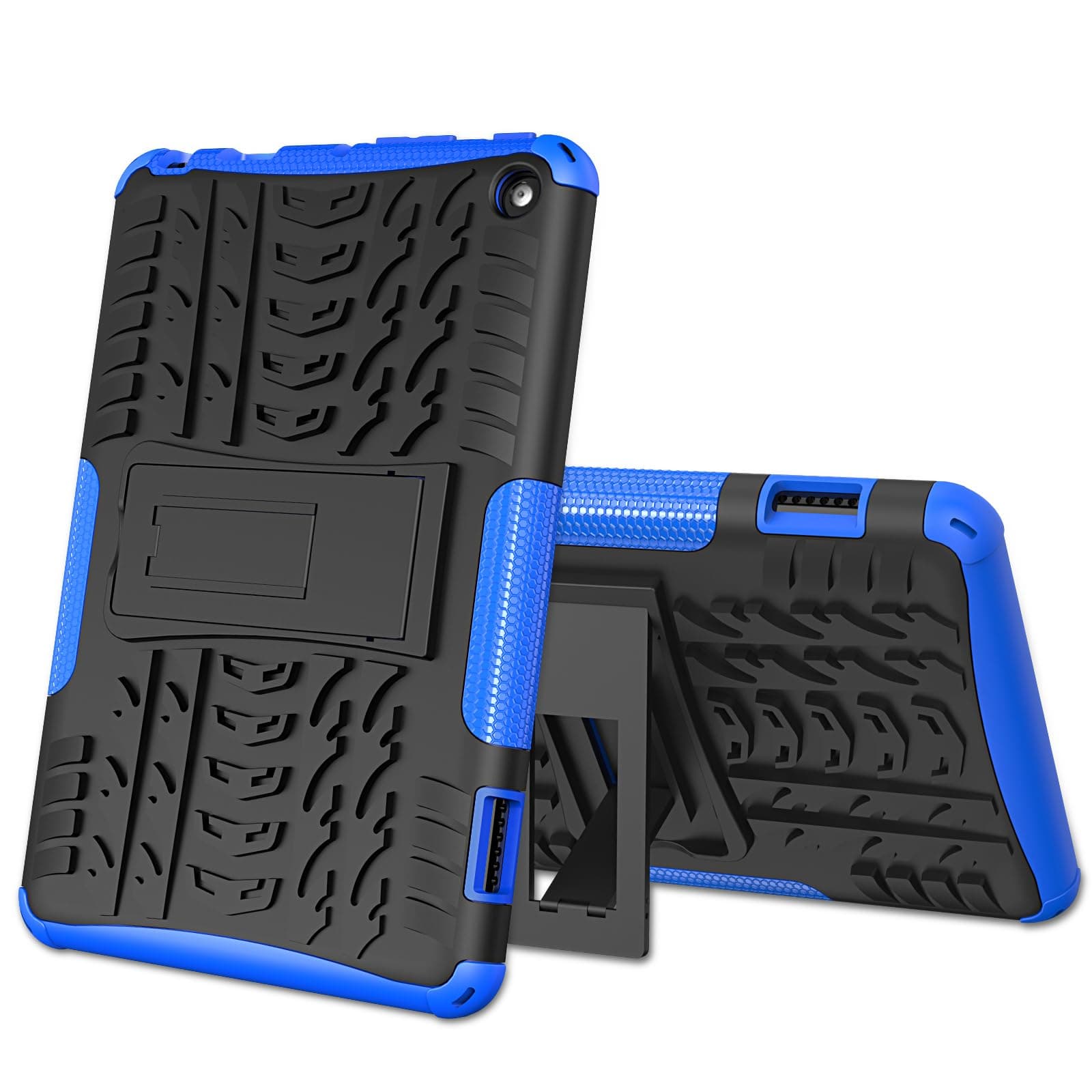 for Fire 7 Tablet Case 12th Generation 2022 Release with Kickstand for Kids, Dual Layer Heavy Duty Shockproof Case