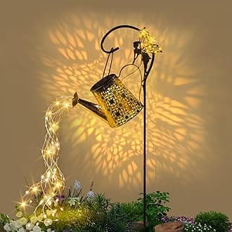 Solar Watering Can Light, Solar Outdoor Decorative,Garden Decor Lights for Yard, IP65 Waterproof Hanging Lantern Landscape Lights, Garden Gifts for Mom, Grandma Women Birthday