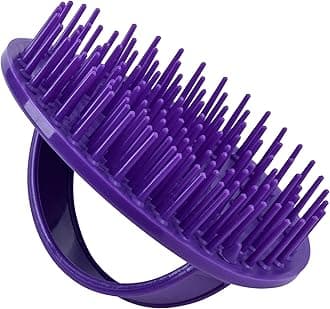 Denman Mini Shower Brush for Wet Detangling, Scalp Massage, Curl Definition & Product Distribution – 4‑in‑1 Shower Brush for Women and Men