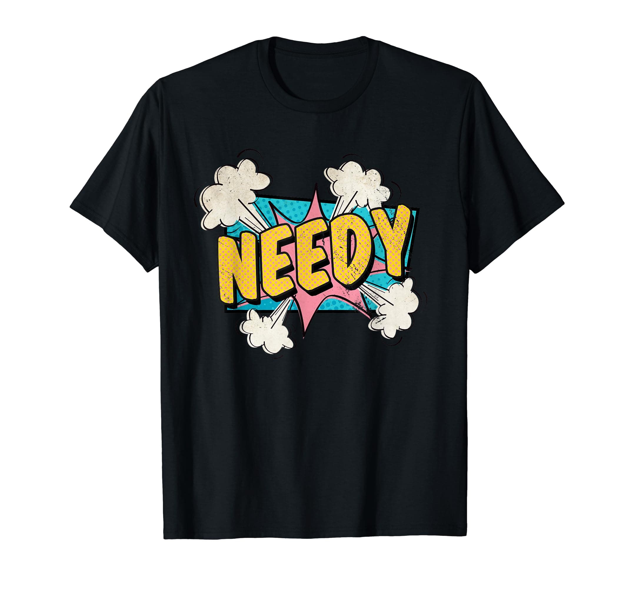 Needy Distressed Comic T-Shirt