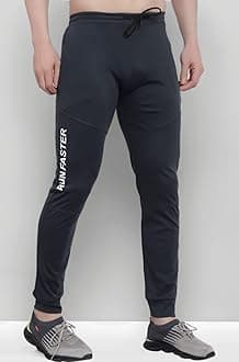 BLUE STAR SHARK Men's Slim Fit Track Pants – Joggers for Running, Gym, Sports, and Casual Wear | Multipurpose Activewear Lower for Men & Boys | Stylish Summer Trousers & Night Pants