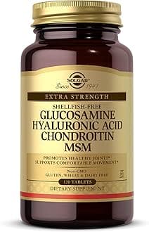 Glucosamine, Hyaluronic Acid, Chondroitin and MSM Tablets 120 Tablets