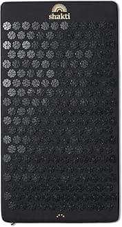 ShaktiMat Premium Acupressure Mat, Level 2 Intensity in Shakti Black, Massage Muscles, Aid Sleep & Unlock Inner Tension | Similar to Acupuncture, No Needles Required