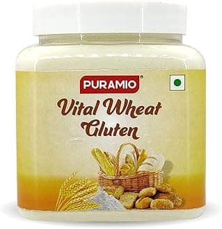 Puramio Vital Wheat Gluten, (600 gm)