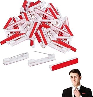 50pcs Safety BarPins with Adhesive Sticky Back SafetyPins,35mm Safety BarPins Plastic Adhesive Bar Safety Pins ID Badge Crafting Parts,Safety Bar Pins for ID Badges,Nametags,Ribbons and Crafting