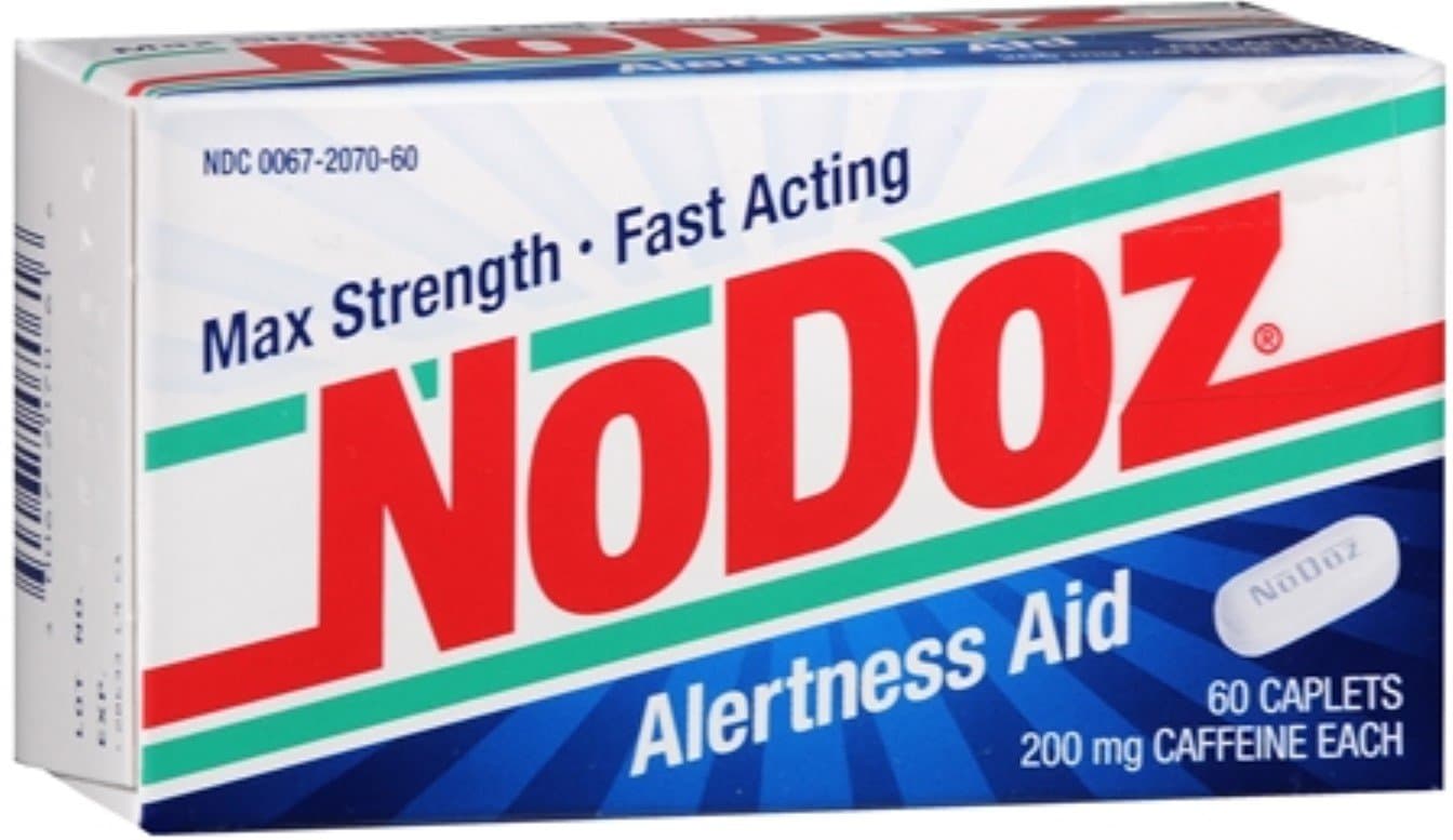 NoDoz Max Strength Alertness Aid Caplets 60 ea (Pack of 2)